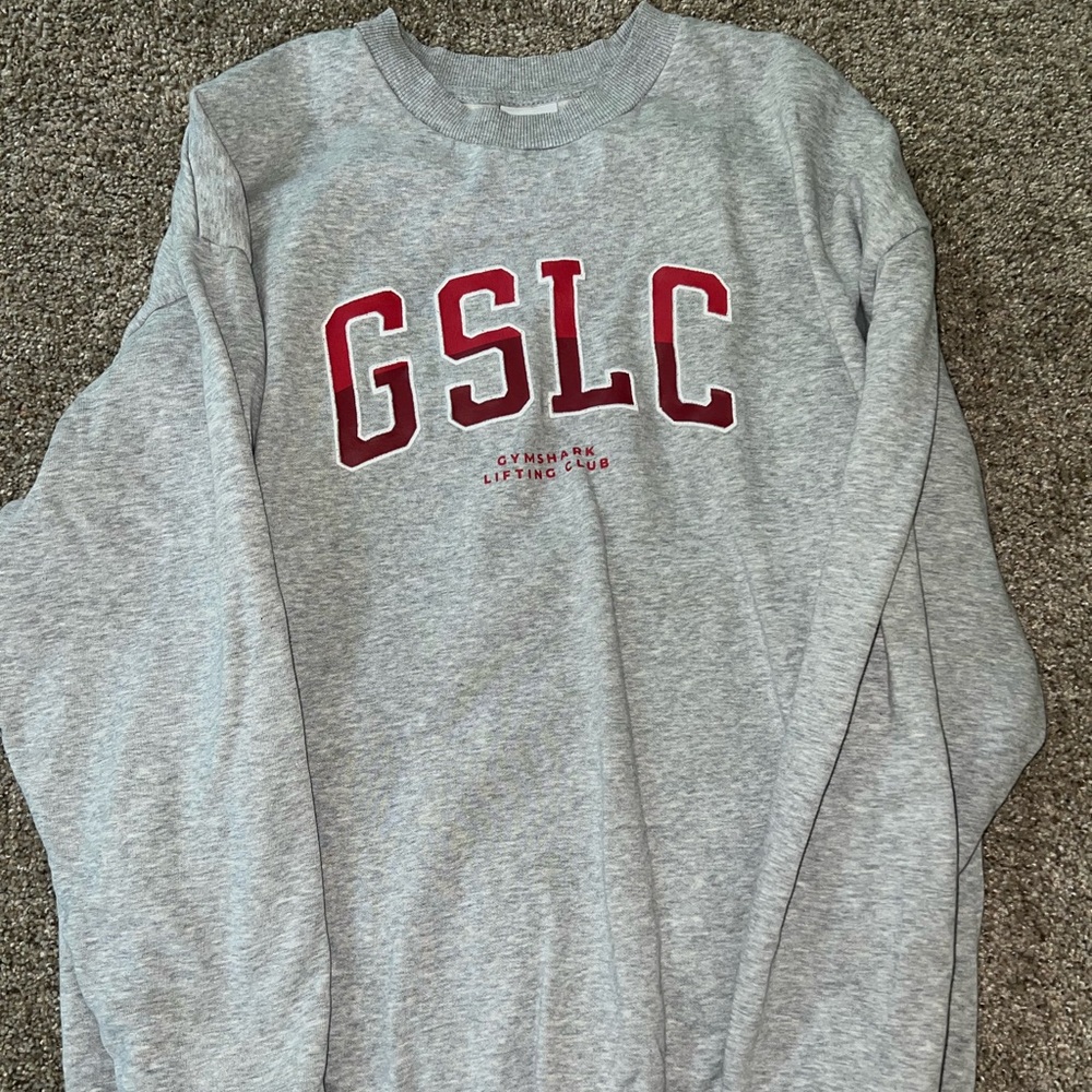 Grey Gymshark Crewneck - Medium
